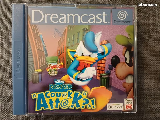Rare Disney Donal Quack Attack Dreamcast état Neuf