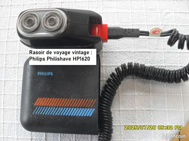Rasoir de voyage vintage Philips Philishave HP1620
