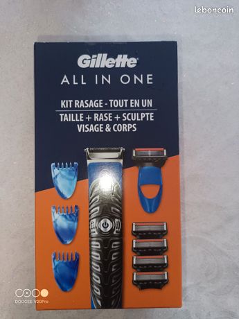 Rasoir électrique tout en 1 corps et visage Gilette