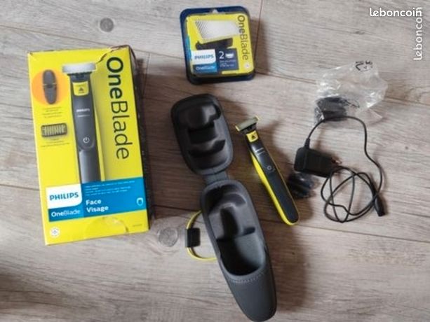 Rasoir Philips one blade neuf avec 1 paquet de 2 lames en plus