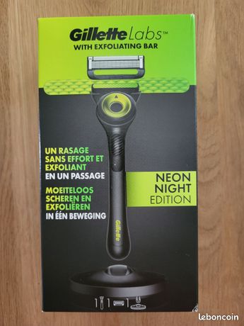 Rasoir Gillette labs néon night