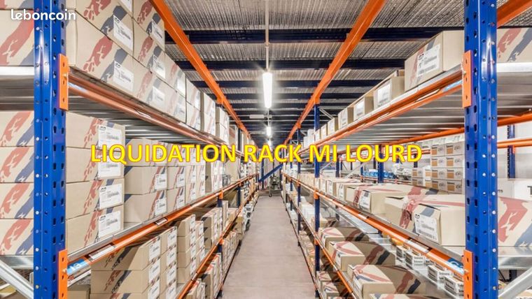 Rayonnage mi lourd métallique 500Kg/Niveau | Lots Rack en