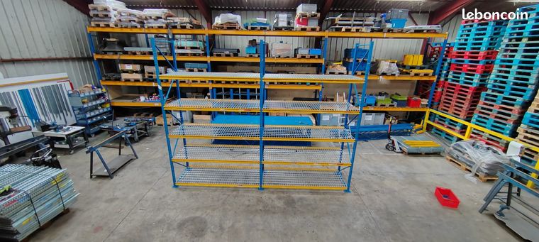 Rayonnage semi lourd H.3000mm P.800mm L.2000mm