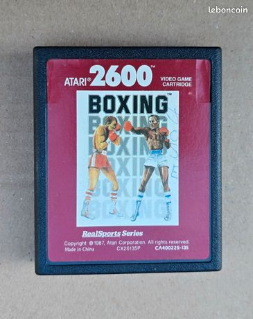 Realsports Boxing jeu Atari 2600 fonctionnel