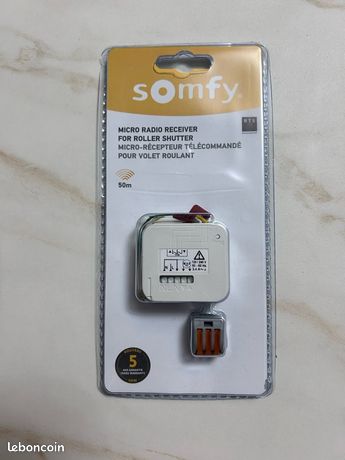 Récepteur radio Somfy RTS pour volet roulant