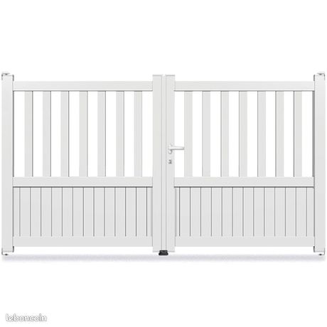 Recherche portail/ portillon blanc