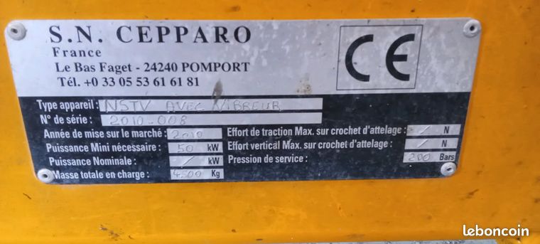 Recolteuse à prunes