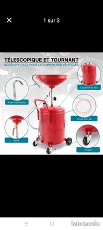 Récupérateur d'huile de vidange 80LLivraison gratuite