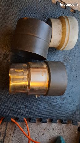Reducteur et raccord jonction ou sortie poêle à bois