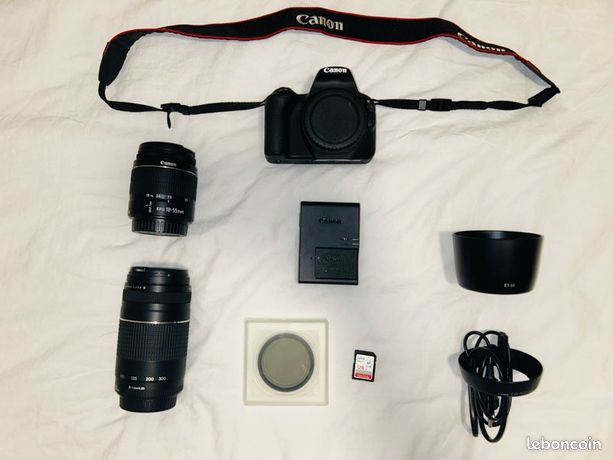 Reflex Canon Eos 200D + nombreux accessoires