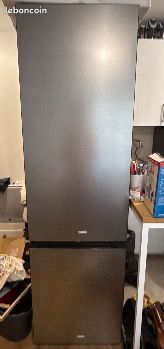 Réfrigérateur combiné Samsung BESPOKE Platinium Inox – 387 L – Excellent état