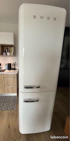 Réfrigérateur congélateur SMEG Rétro blanc Excellent état