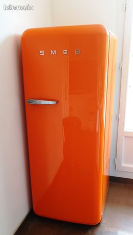 Réfrigérateur - Frigo SMEG orange état neuf