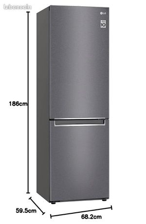 Réfrigérateur LG 341 L no frost GBP61DSPFN