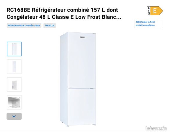 Réfrigérateur neuf encore emballé