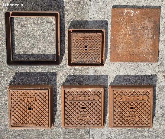 Regards en fonte et cadre en fonte