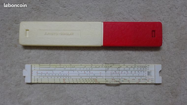 Règle à calcul Aristo Scholar - années 1950/1960