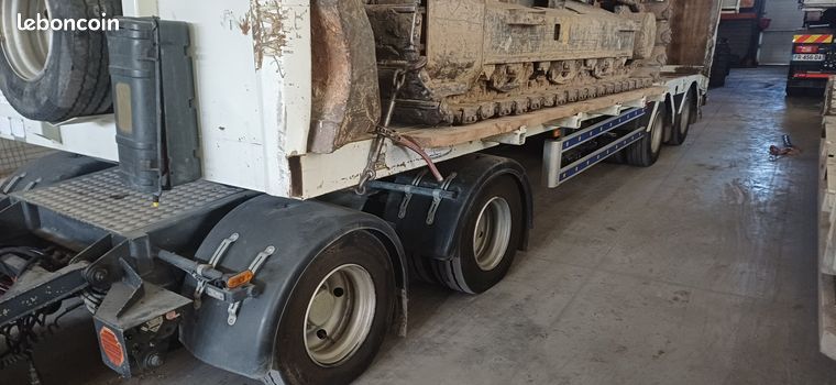 Remorque 4 essieux tr'ax 35 tonnes