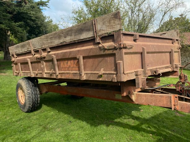 Remorque agricole benne