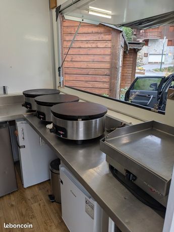 Remorque crêperie toute équipée