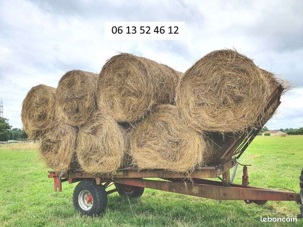 Remorque foin fourrage roundballer