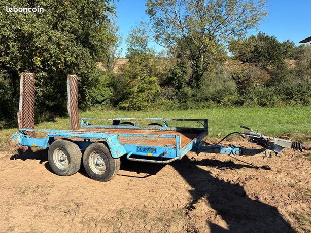 Remorque Gourdon porte engin