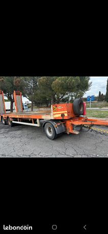Remorque porte engin