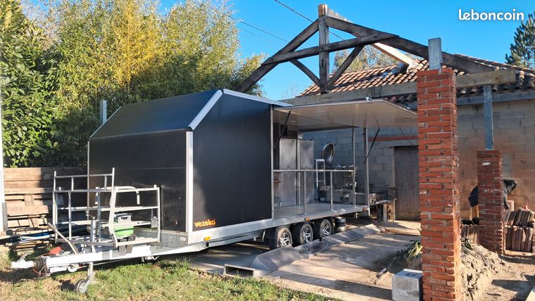 Remorque porte voiture ou Food truck remorque cuisine