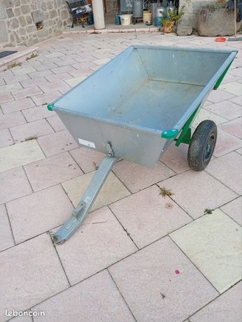 Remorque tracteur tondeuse