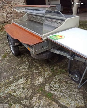 Remorque vitrine réfrigérée