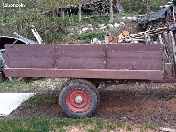 Remorque agricole 2 roues