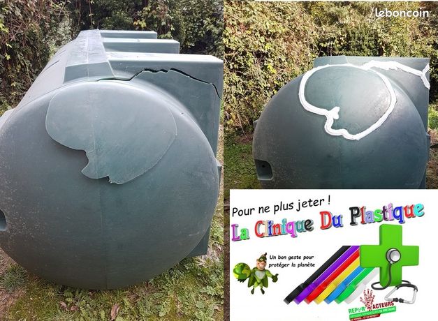 Réparation plastique silo pulvé tonnes niches epdm