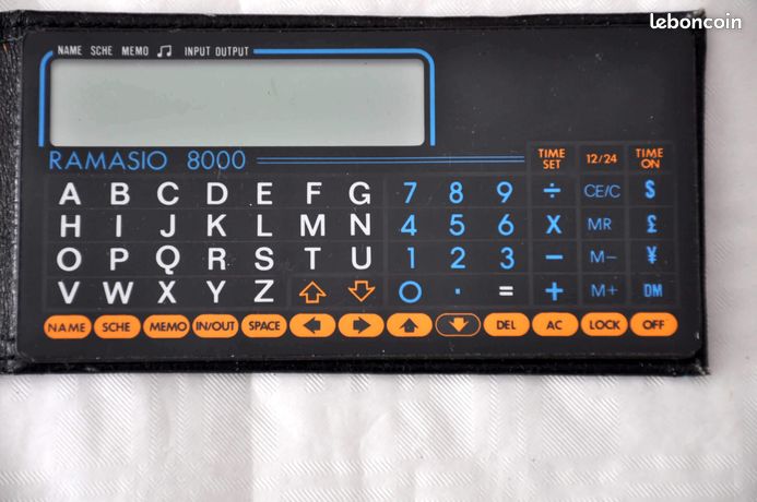 Répertoire tel Calculatrice de poche Ramasio 8000