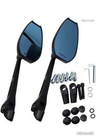 Rétroviseur Vélo Pour Xmax Rétroviseurs De Moto, Barre De Poignée Universelle Inversée, Réflecteur De Tige D'extension De Rétroviseur