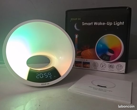 Réveil Simulateur Aube connectée et bluetooth