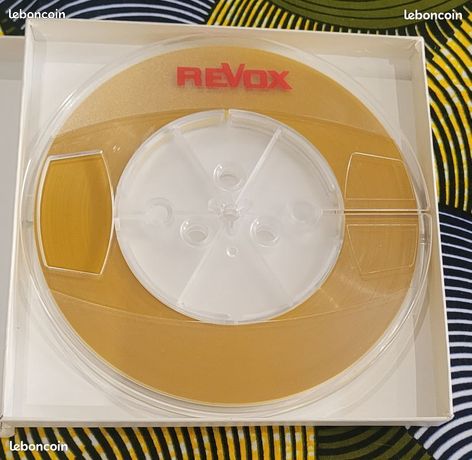 ReVox bande amorce jaune sur bobine Ø18 cm