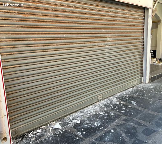 Rideau métallique motorisé 436 m moteur changé