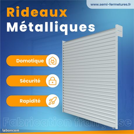 Rideaux métalliques sur mesure français
