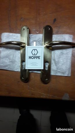 Rive bloc laiton massif poli