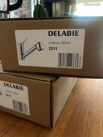 Robinet DELABIE 2211 mitigeur mécanique avec douchette