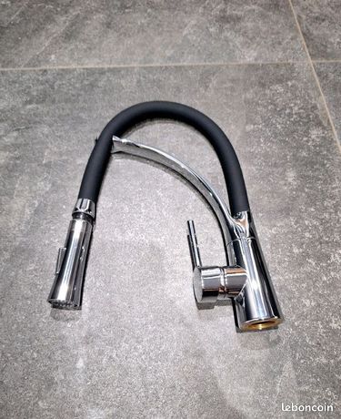 Robinet Mitigeur Cuisine avec Douchette Neuf Idéal Rénovation Évier / Lavabo