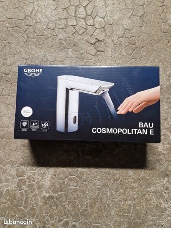Robinet mitigeur grohe cosmopolitan E détecteur de mouvement infrarouge neuf