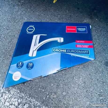 Robinet mitigeur grohe évier neuve plomberie
