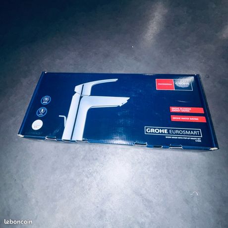 Robinet mitigeur grohe lavabo neuve plomberie