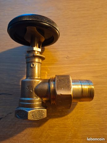 Robinet pour radiateur 3/4