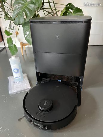 Robot Aspirateur Laveur Ecovacs TS30 Pro Omni Noir