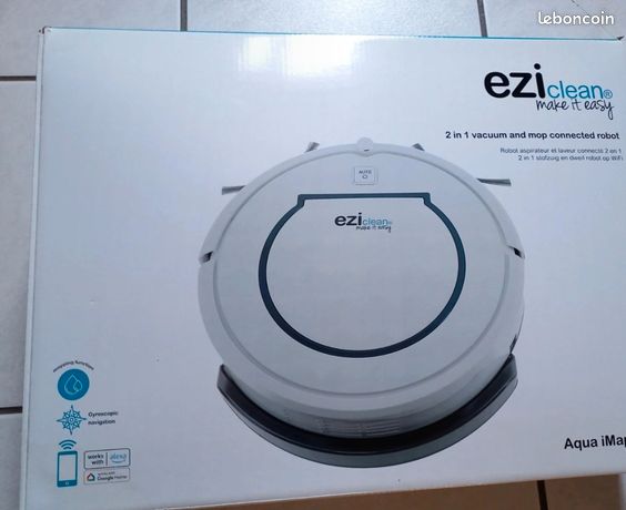 Robot aspire et nettoie