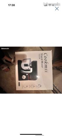 Robot Pâtissier Haut-Puissance HOMLEE SM-1511B Bol 6.5L Batteur Fouet Crochet