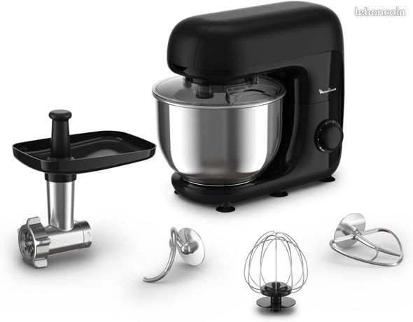 Robot pâtissier Moulinex Bake Essential patisserie et hachoir à viande