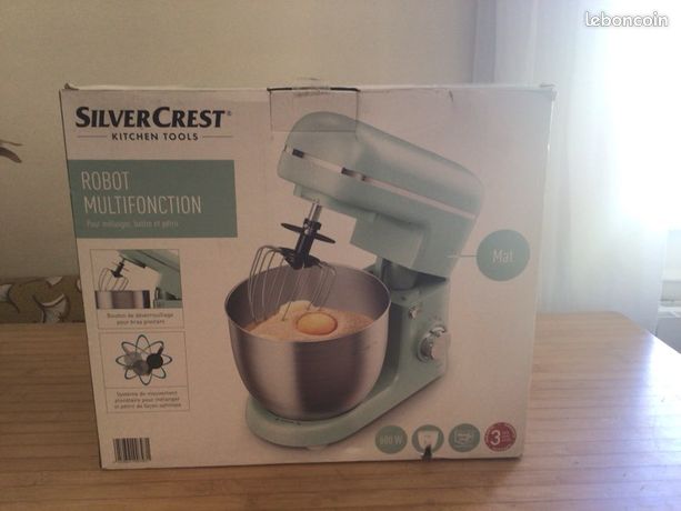 Robot pâtissier multifonction Bleu pastel